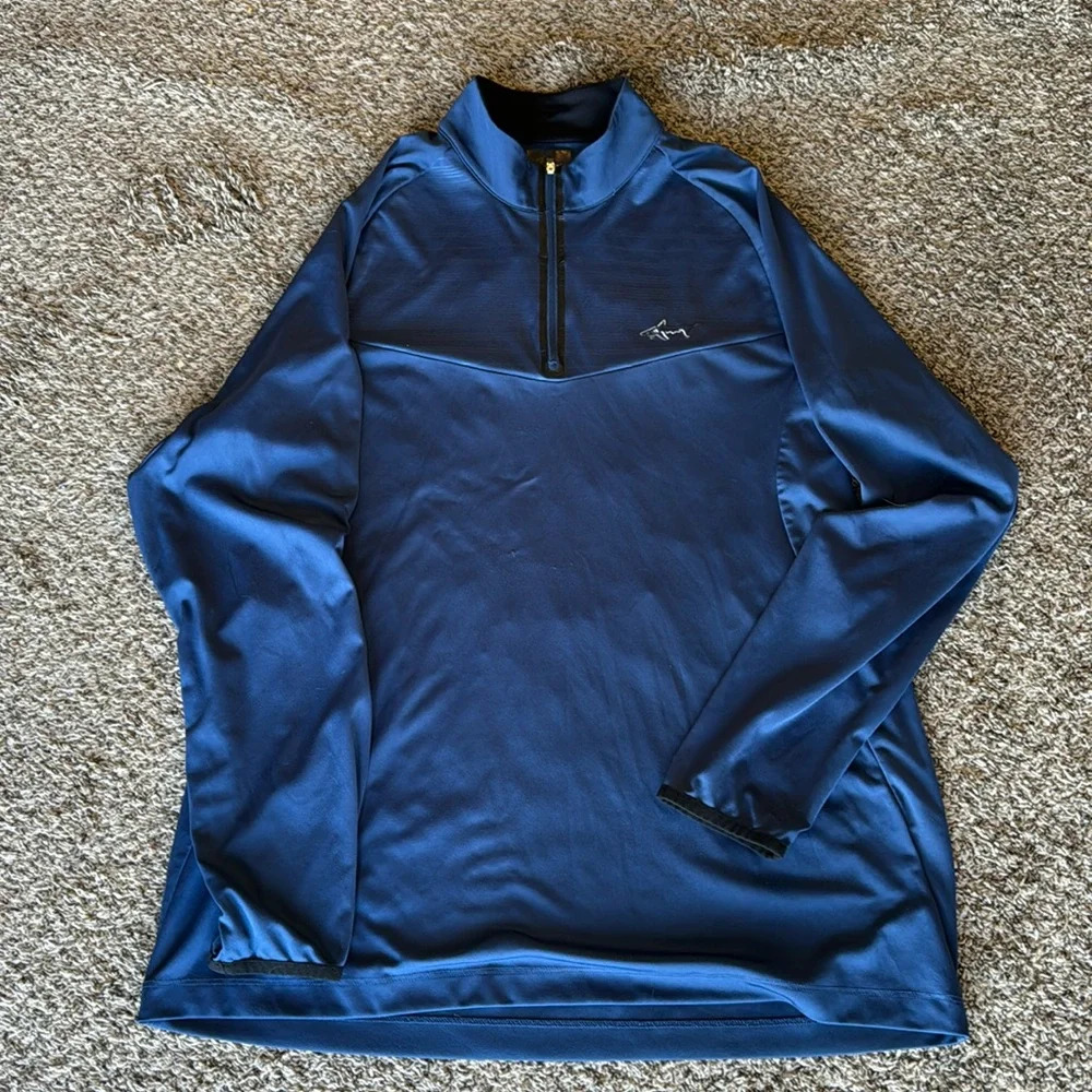Greg Norman Men’s XL Golf‎ Pullover Long Sleeve Blue